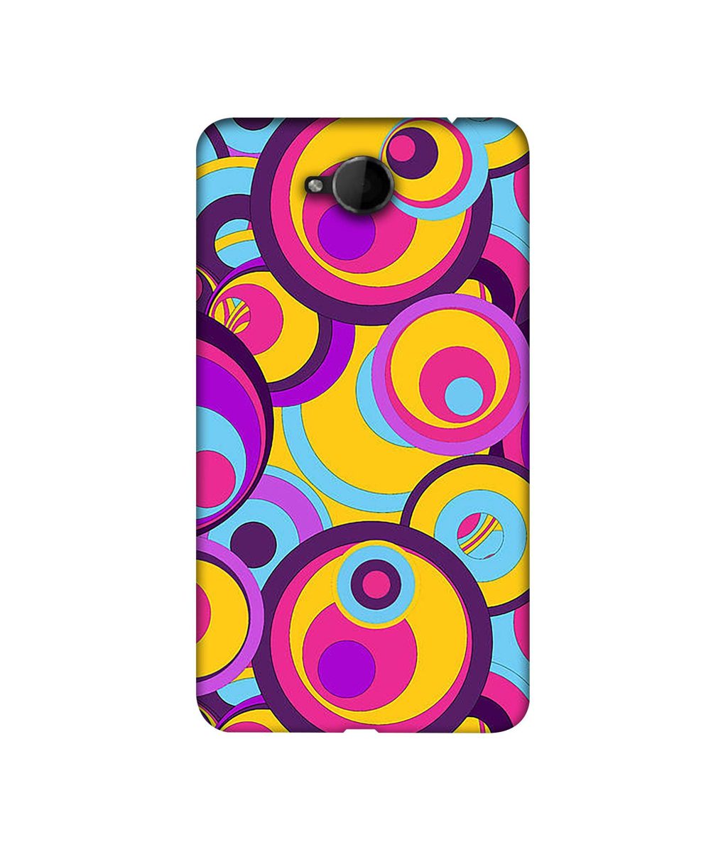 Amazon Brand - Solimo Designer Multicolor Circle 3D Printed Hard Back Case Mobile Cover for Microsoft Lumia 650