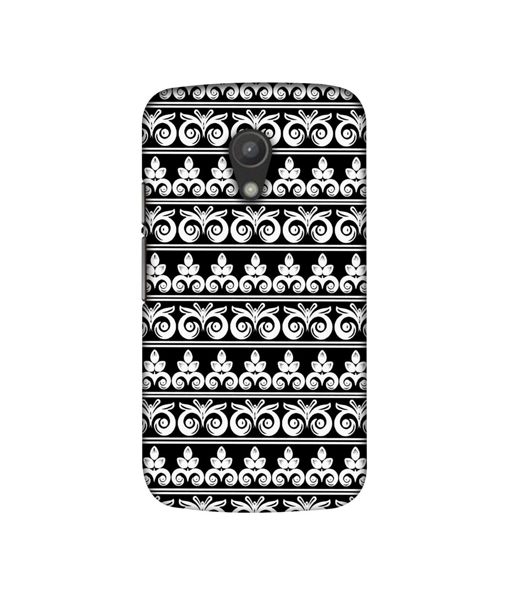 Amazon Brand - Solimo Designer Two Different Patterns 3D Printed Hard Back Case Mobile Cover for Motorola Moto G 2nd Generation