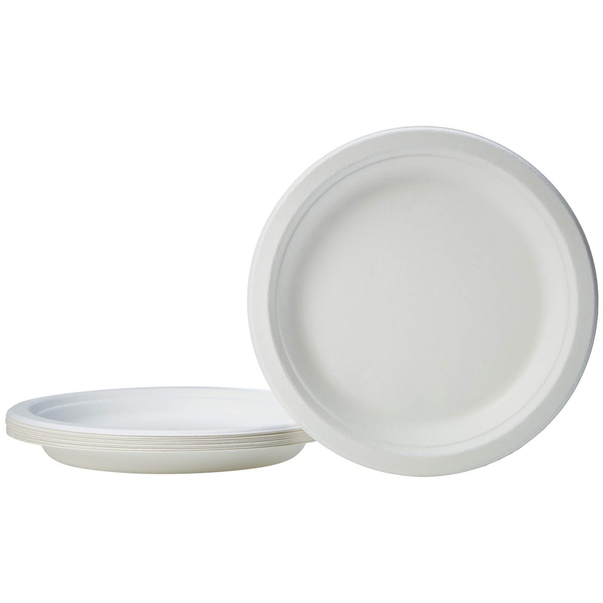 AmazonBasics Compostable Plates, 7-Inches, Pack of 500