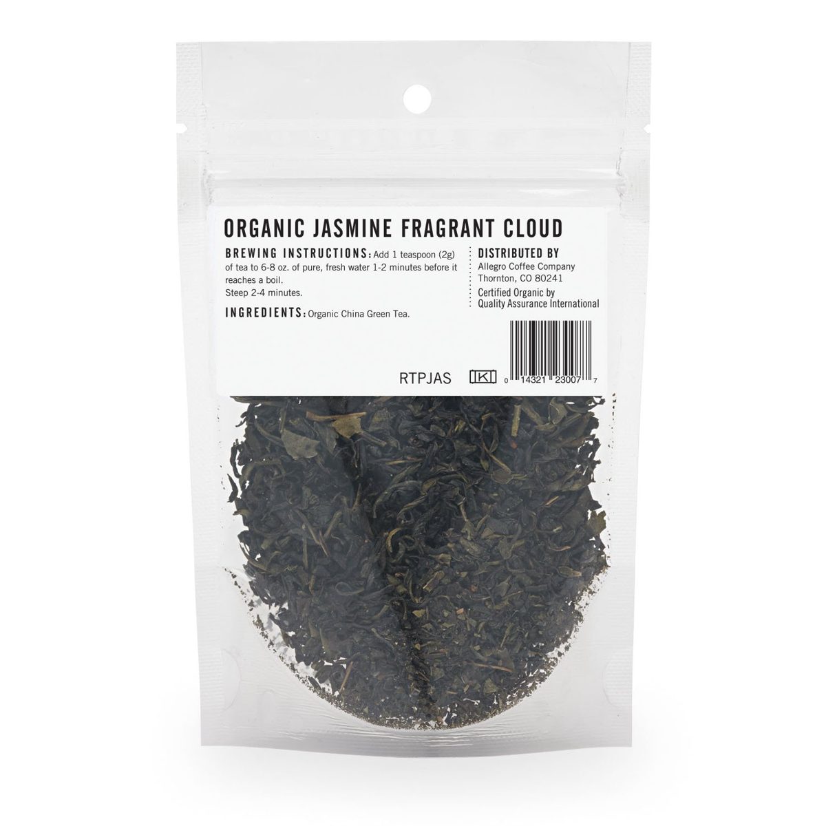 Allegro, Tea Jasmine Fragrant Cloud Organic, 0.75 Ounce
