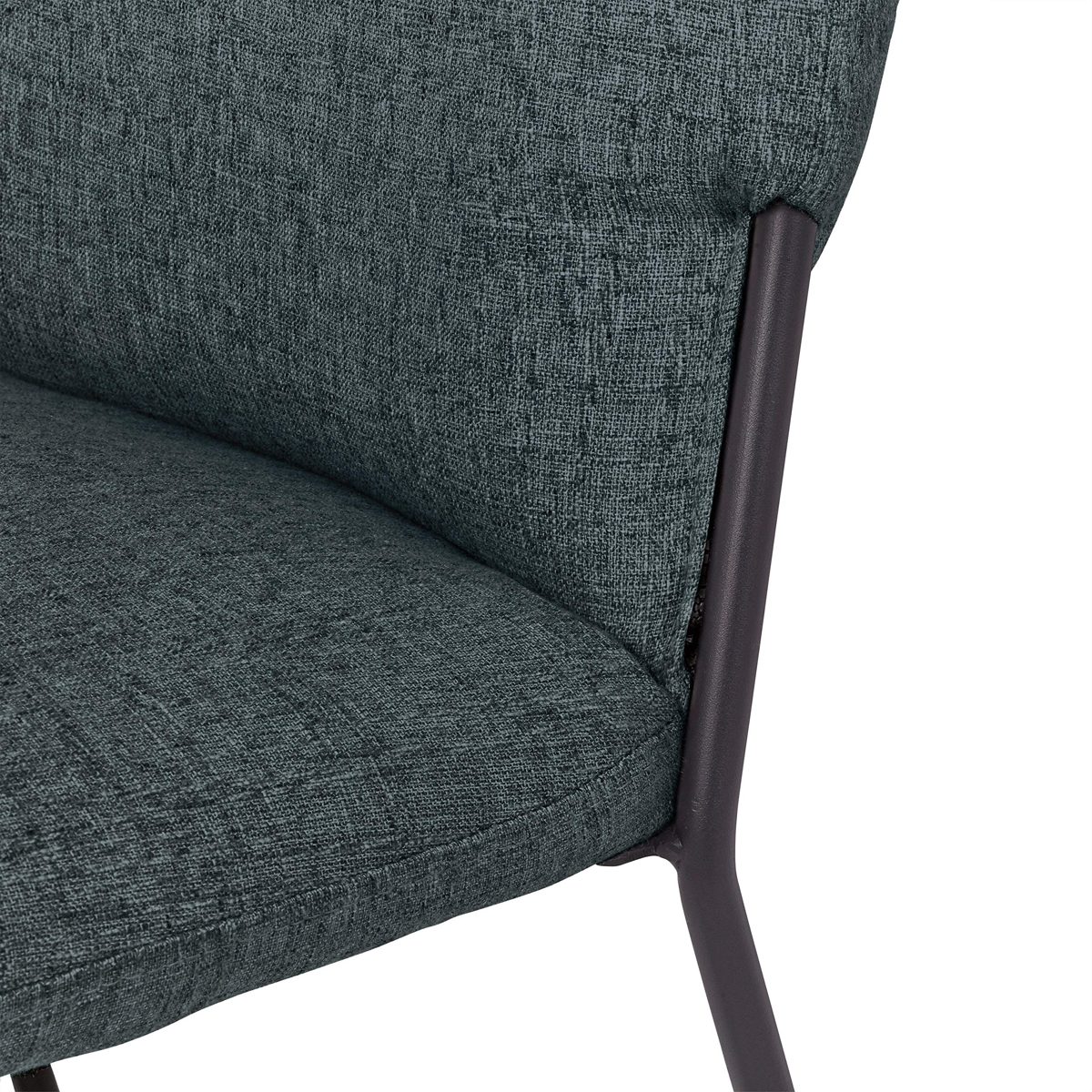 Amazon Brand – Rivet Ferry Modern Industrial Dining Room Kitchen Chairs, 36"H, Set of 2 - Blue/Green