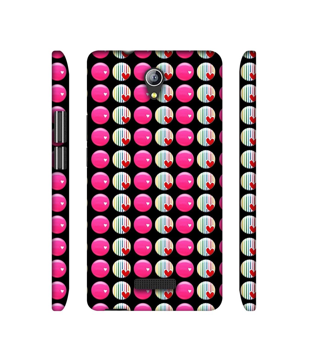 Amazon Brand - Solimo Designer Small Two Color Circle 3D Printed Hard Back Case Mobile Cover for Micromax Canvas Pace 4G Q416