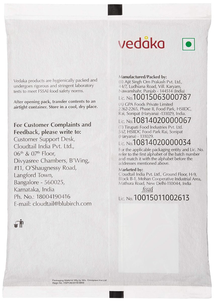 Amazon Brand - Vedaka Sabudana (Nylon Sago), Big, 1Kg