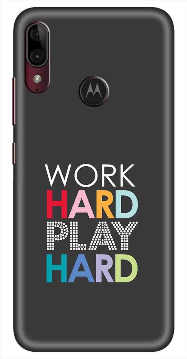 Amazon Brand - Solimo Designer Abstract 3D Printed Hard Back Case Mobile Cover for Motorola Moto E6s / Motorola Moto E6 Plus