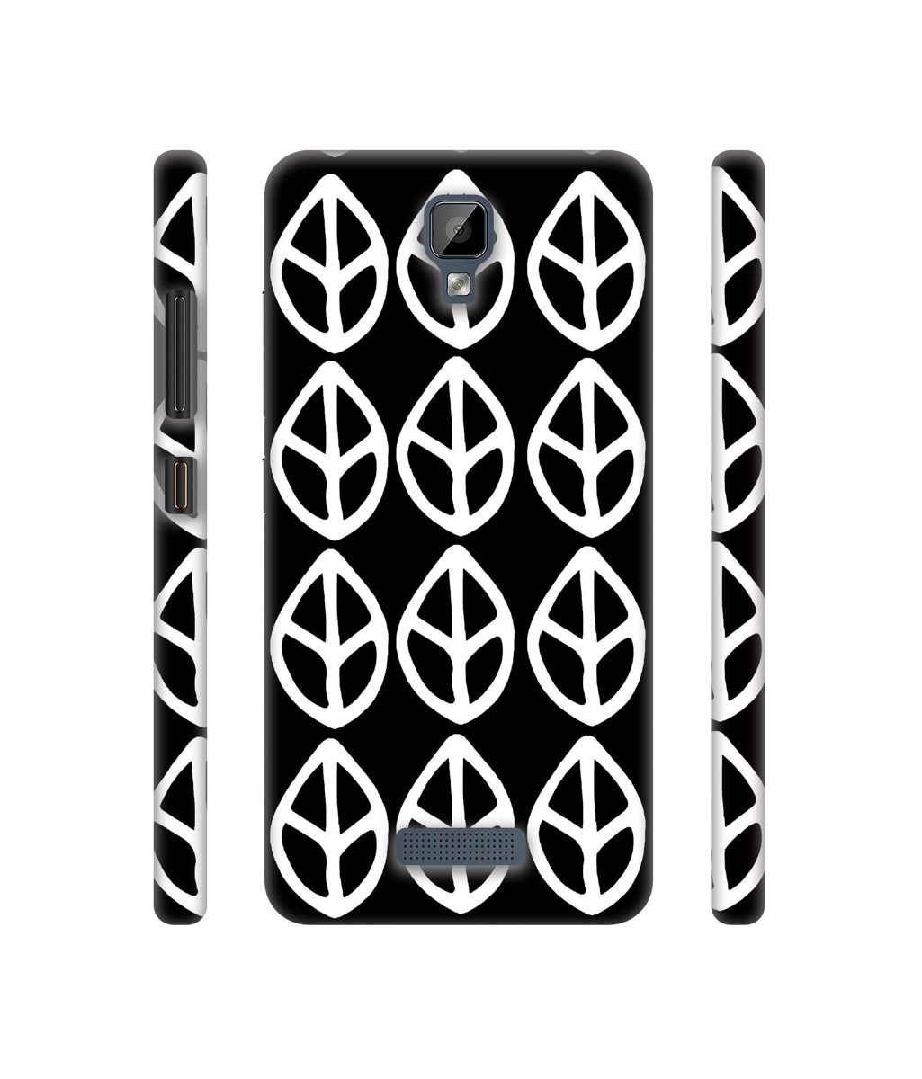 Amazon Brand - Solimo Designer White Leaf Texture 3D Printed Hard Back Case Mobile Cover for Gionee P7 Max