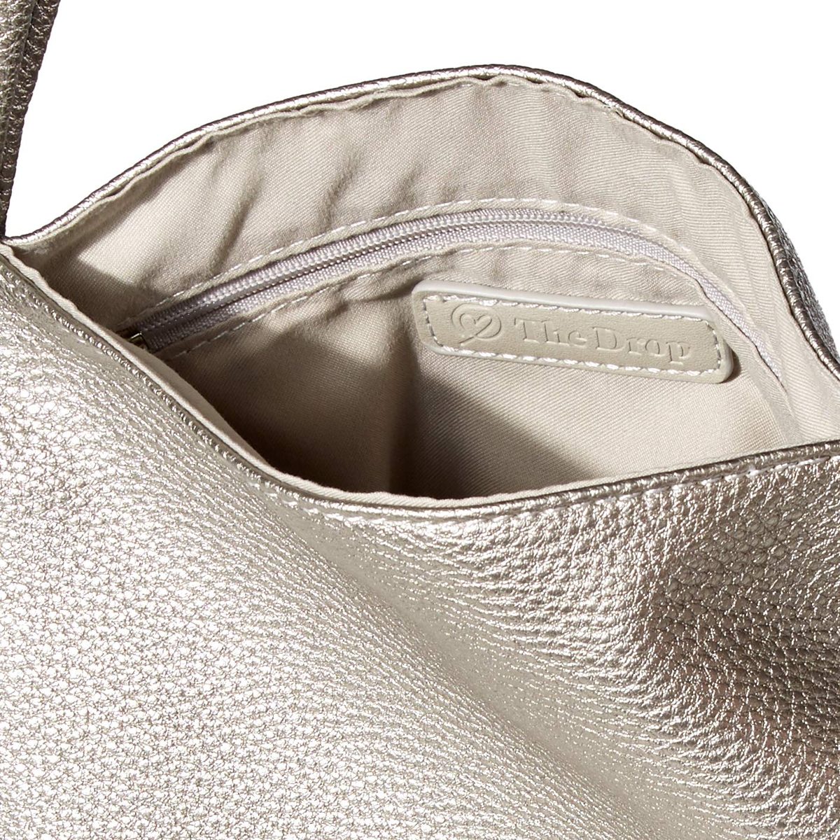 Amazon Brand: The Drop Avalon Shopper, metallic Silver