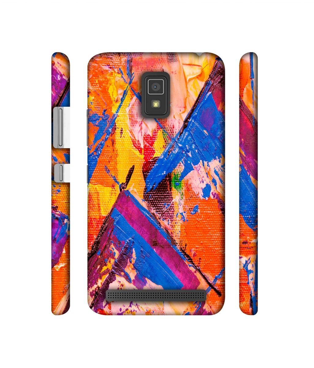 Amazon Brand - Solimo Designer Barfi Shape Multicolor Texture 3D Printed Hard Back Case Mobile Cover for Lenovo A6600
