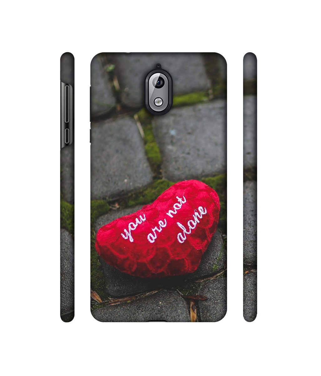 Amazon Brand - Solimo Designer You are Not Alone 3D Printed Hard Back Case Mobile Cover for Nokia 3.1