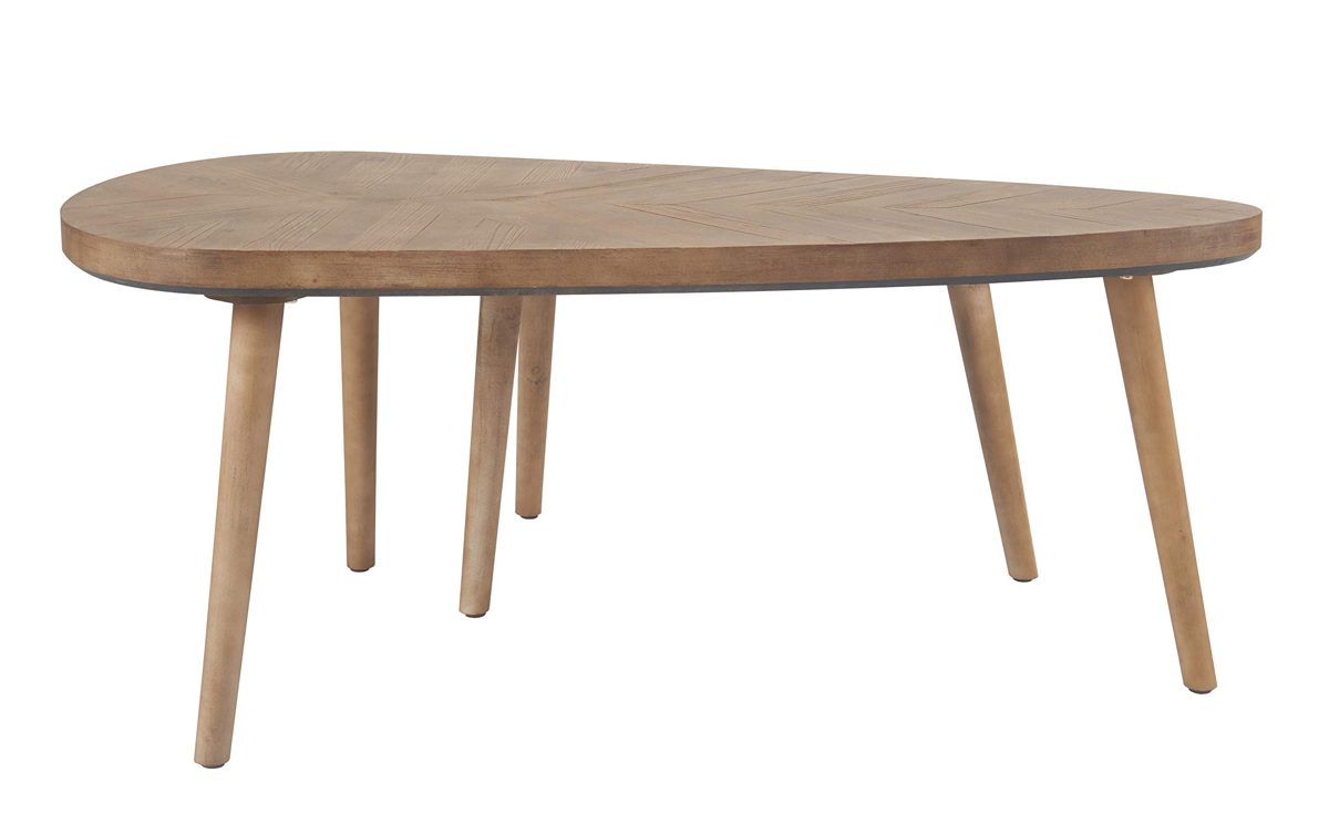 Amazon Brand – Rivet Mid-Century Modern Oblong End/Side/Nesting Tables, Firwood