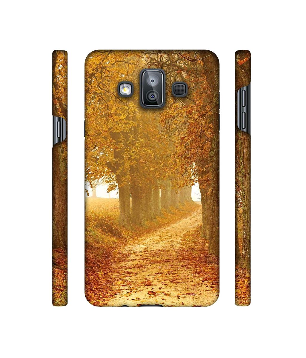 Amazon Brand - Solimo Designer Autumn Scene 3D Printed Hard Back Case Mobile Cover for Samsung Galaxy J7 Duo