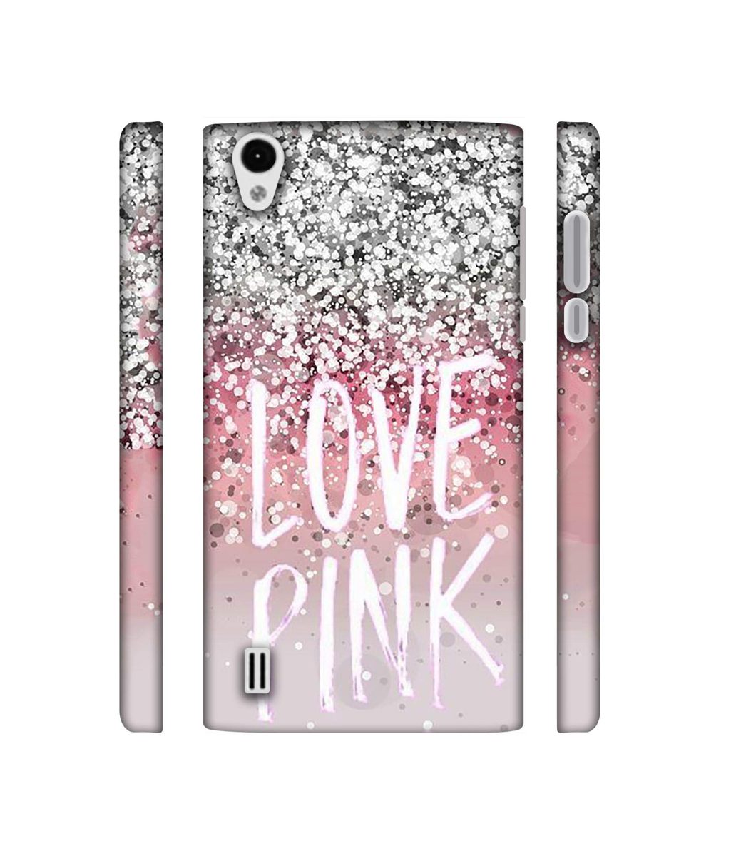 Amazon Brand - Solimo Designer Love Pink 3D Printed Hard Back Case Mobile Cover for VIVO Y15