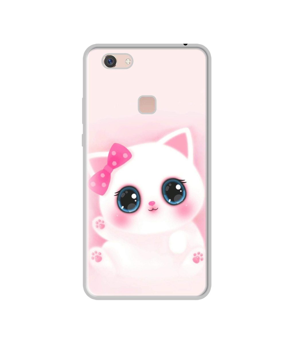 Amazon Brand - Solimo Designer Babby Kitty UV Printed Soft Back Case Mobile Cover for Vivo Z10