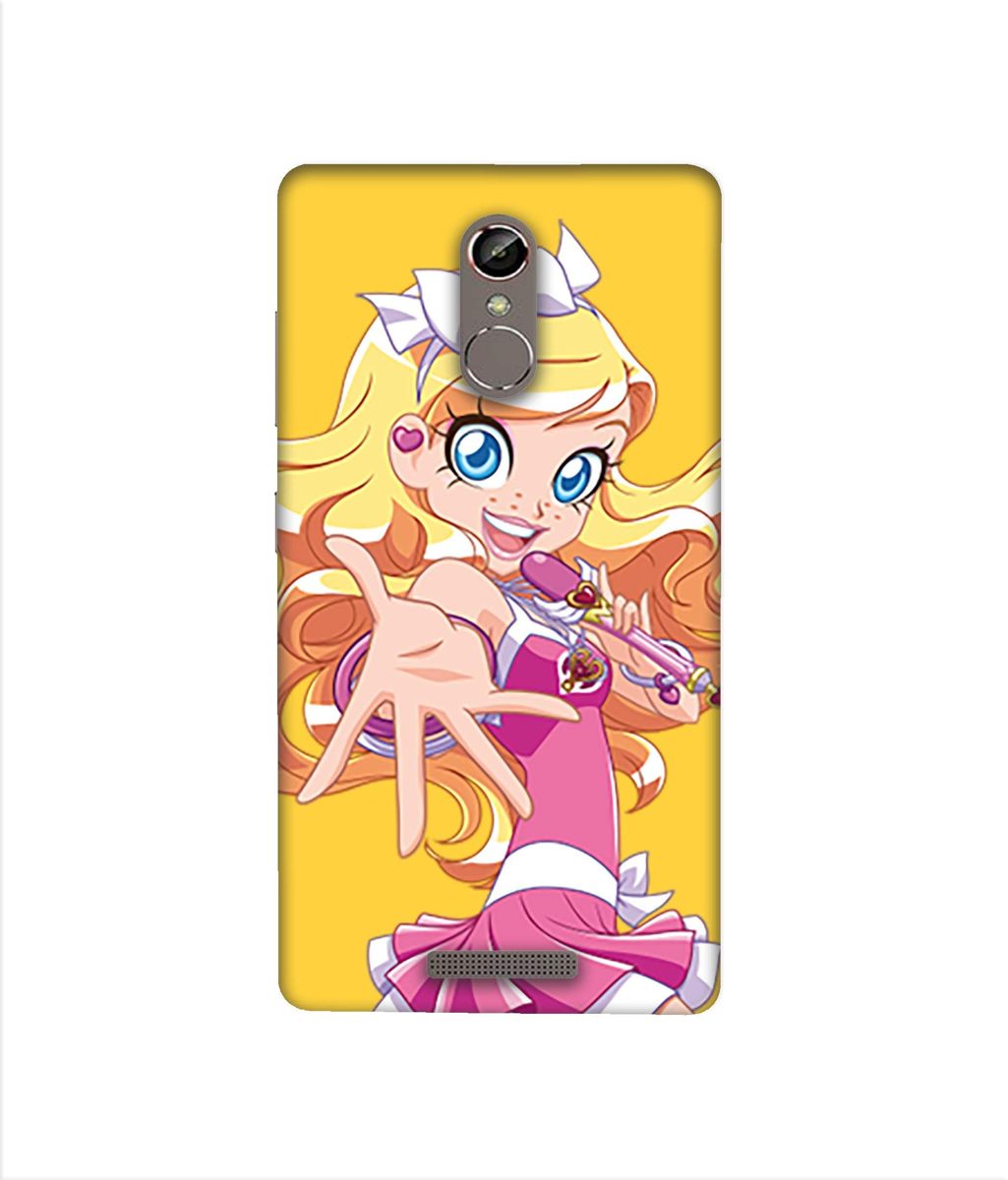 Amazon Brand - Solimo Designer Singing Girl Vector 3D Printed Hard Back Case Mobile Cover for Gionee S6s