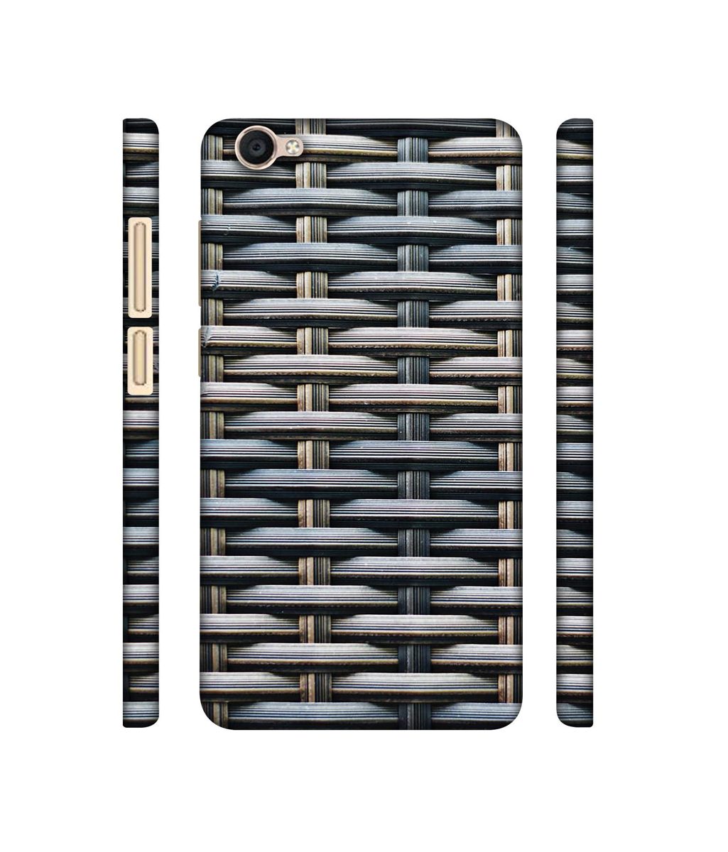 Amazon Brand - Solimo Designer Wooden Blocks Checks 3D Printed Hard Back Case Mobile Cover for Vivo Y55L