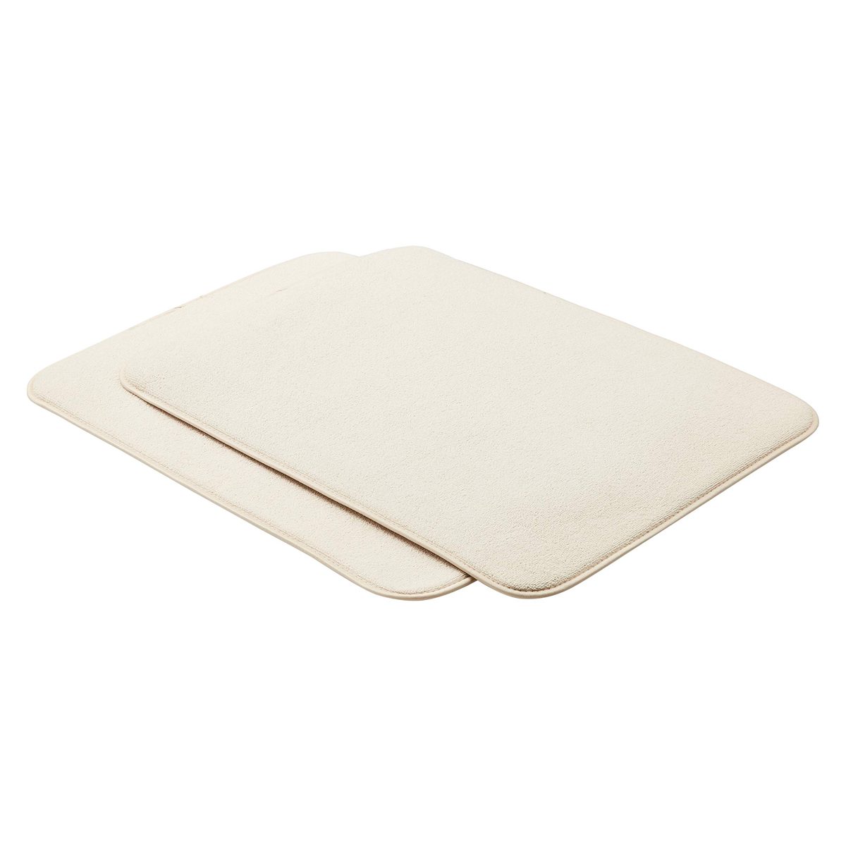AmazonBasics Drying Rack - 18"x24" - Linen/Nickel, with 2 Mats