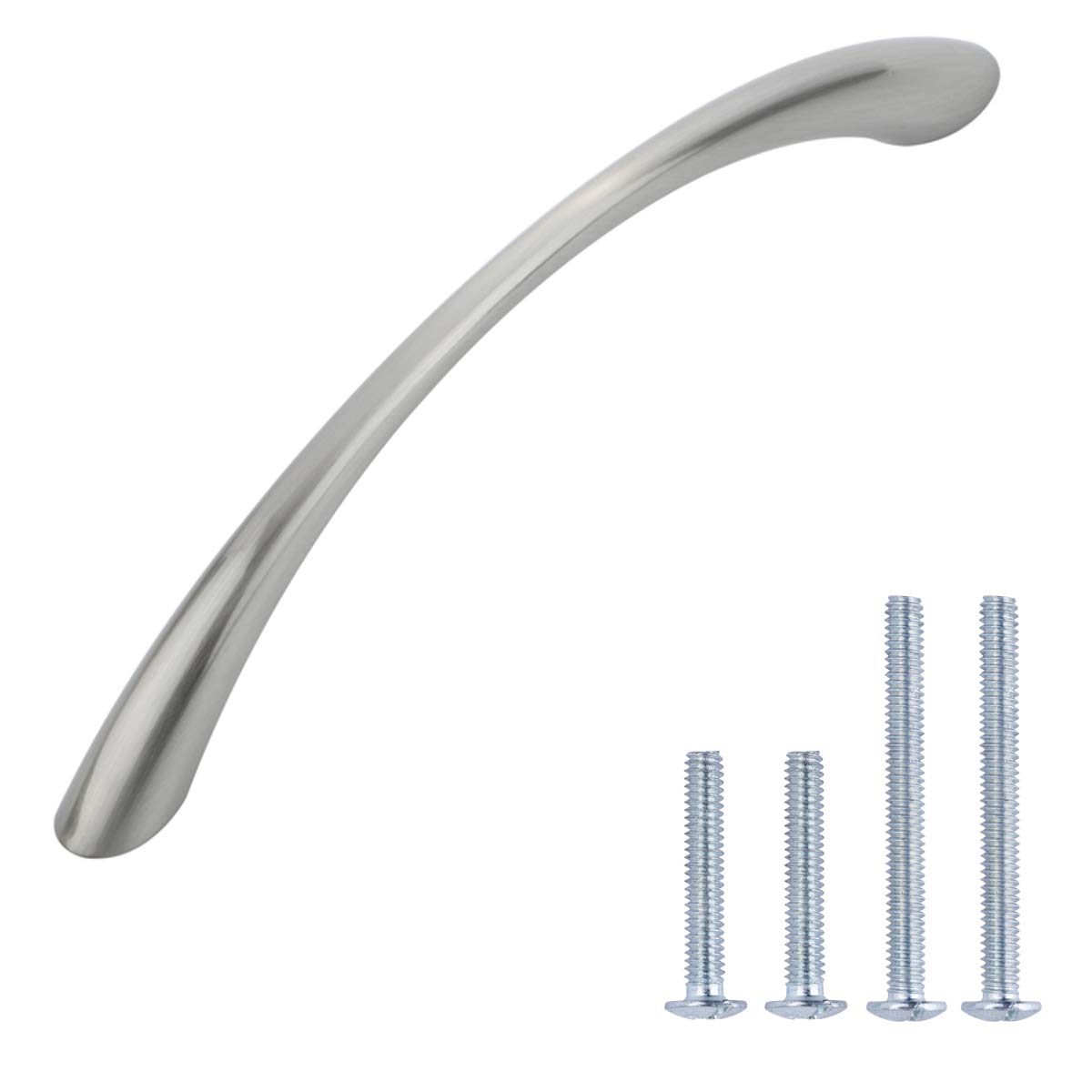 AmazonBasics Tapered Bow Pull Drawer Cabinet Pull Handle