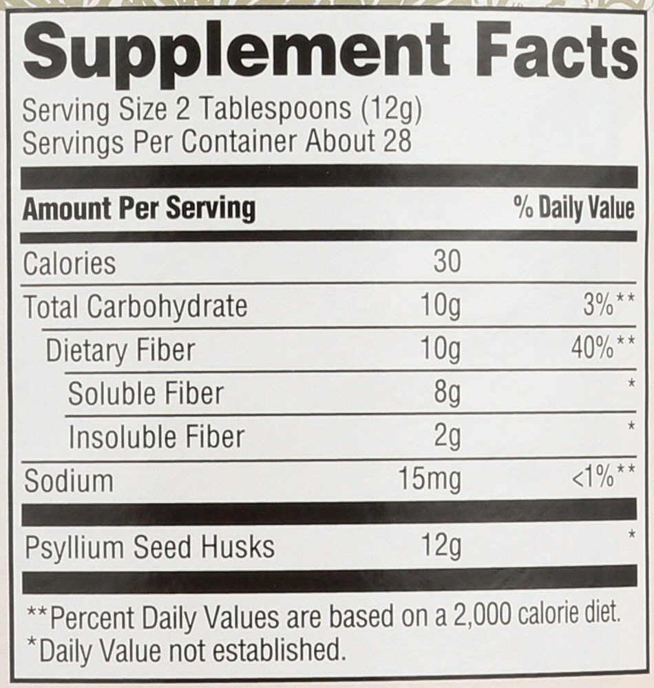 365 EVERYDAY VALUE Psyllium Husk Flakes, 12 OZ