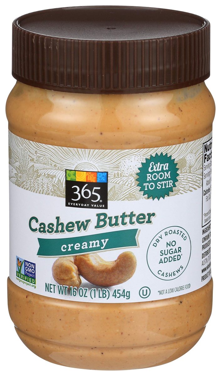 365 Everyday Value, Creamy Cashew Butter, 16 oz