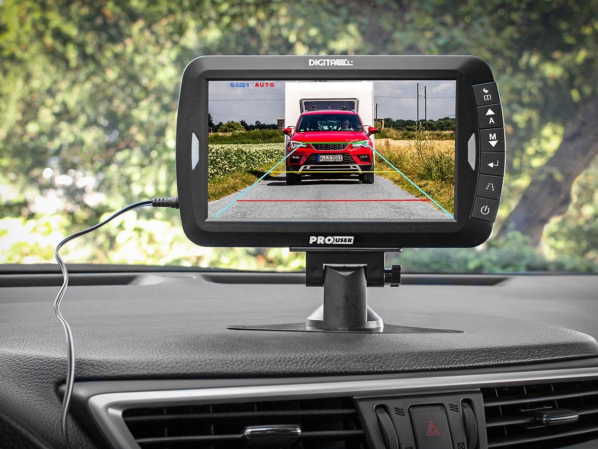 Pro User 16250 Digital Reversing Camera System Wireless, 7.0–Inch
