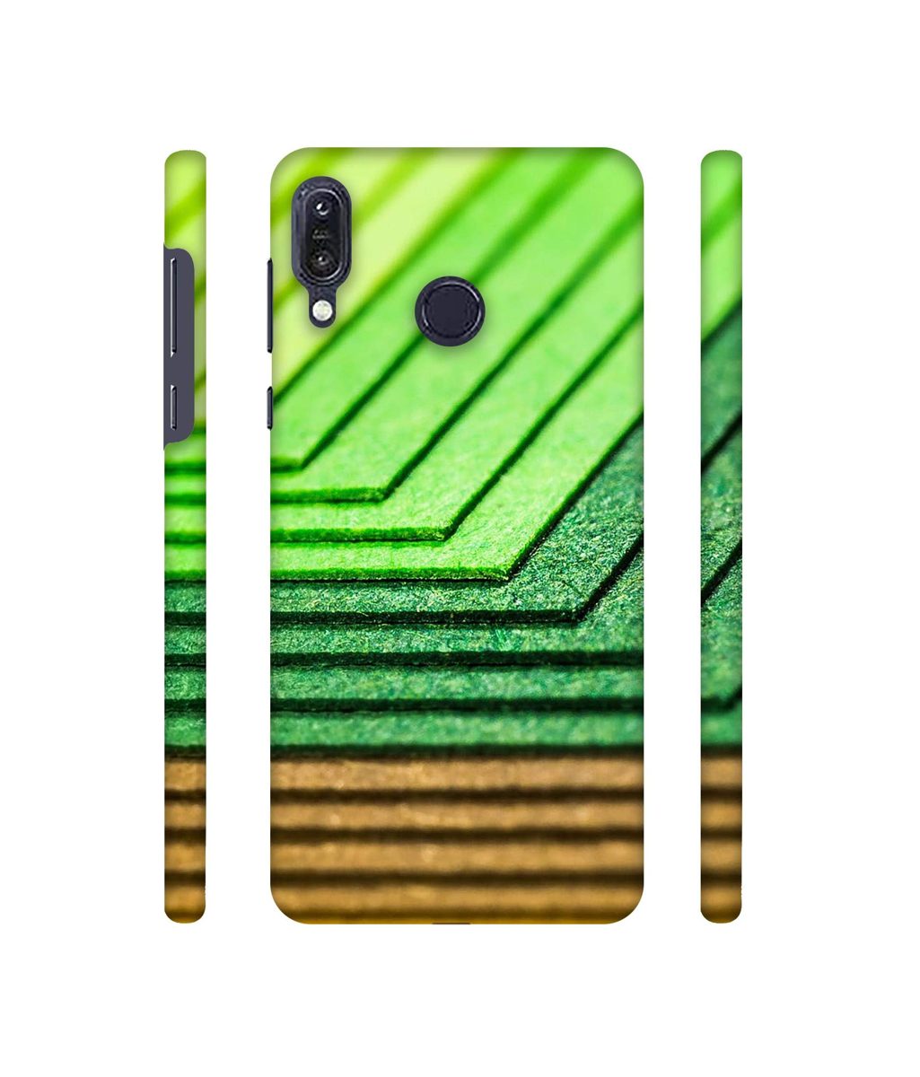 Amazon Brand - Solimo Designer Green Shad Texture 3D Printed Hard Back Case Mobile Cover for Asus Zenfone Max M1 ZB555KL