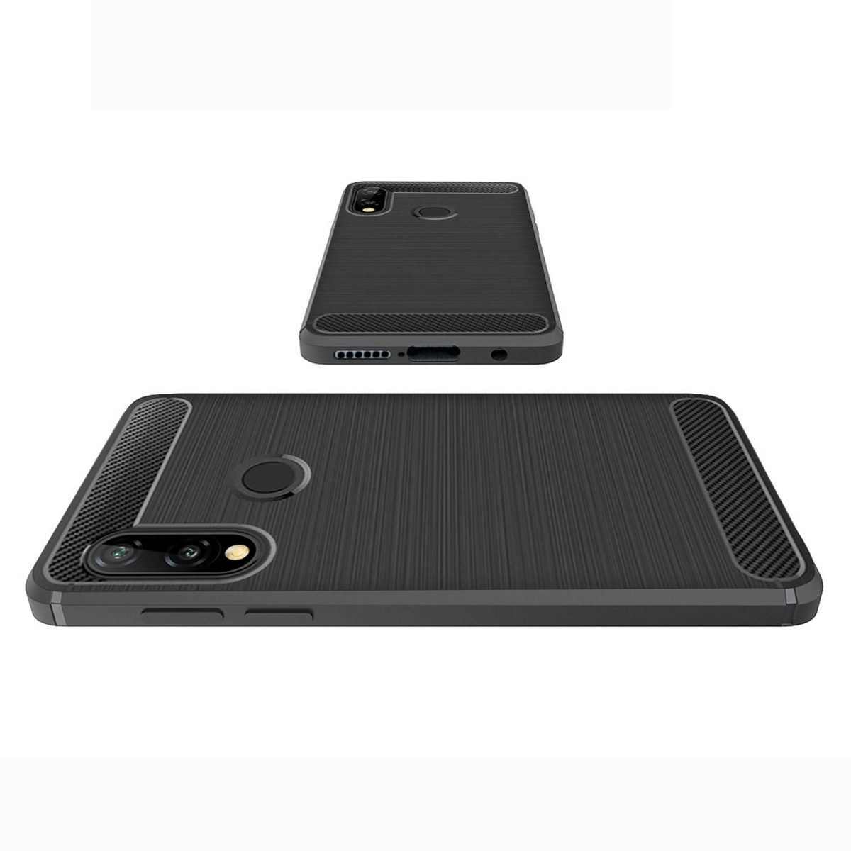 (Renewed) Amazon Brand - Solimo Protective Mobile Cover (Soft & Flexible Back case) for Huawei Nova 3 (Black)