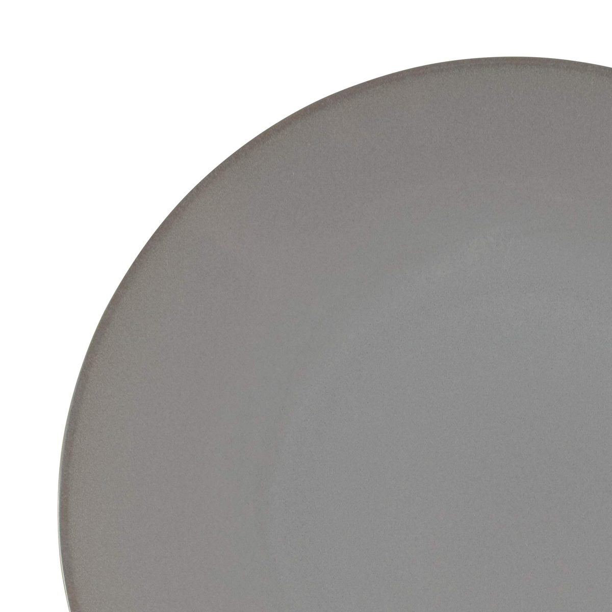 Amazon Brand – Stone & Beam Corwin Rustic Reactive-Glaze Stoneware 18-Piece Dinnerware Set, Service for 6, Granite