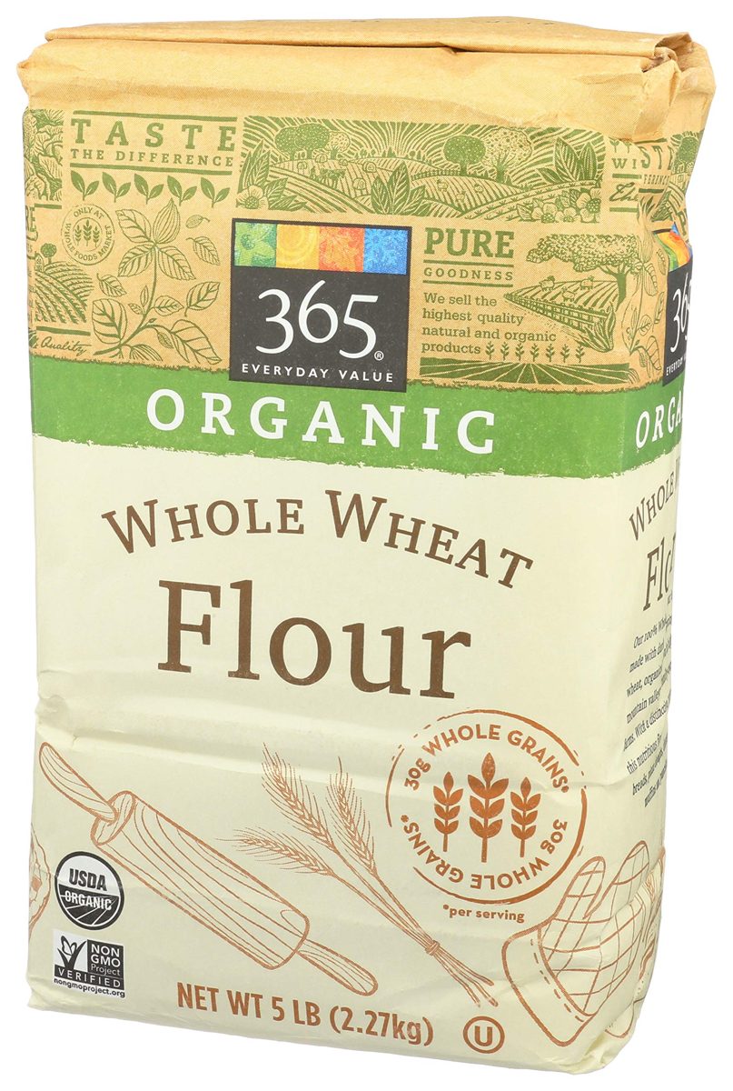 365 EVERYDAY VALUE Organic 100% Whole Wheat Flour, 80 OZ
