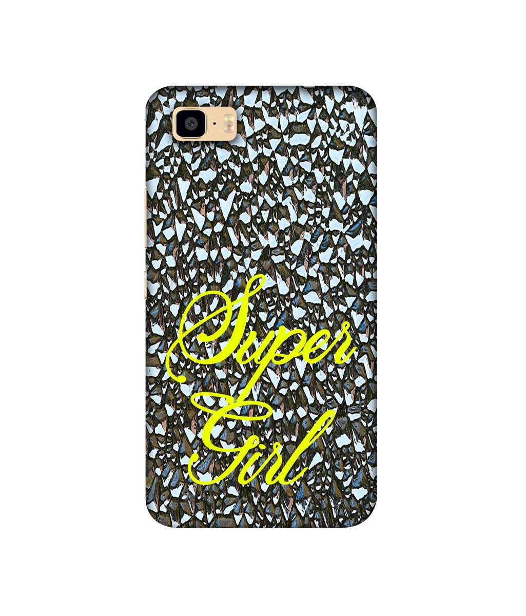 Amazon Brand - Solimo Designer Super Girl On Foil 3D Printed Hard Back Case Mobile Cover for Asus Zenfone 3S Max