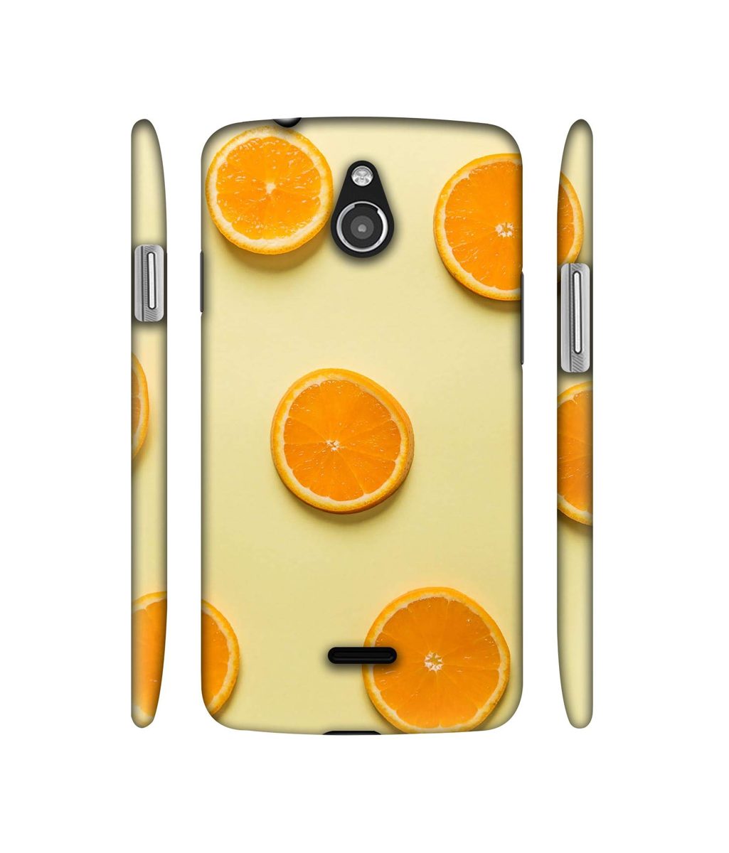 Amazon Brand - Solimo Designer Orange Texture 3D Printed Hard Back Case Mobile Cover for InFocus M2