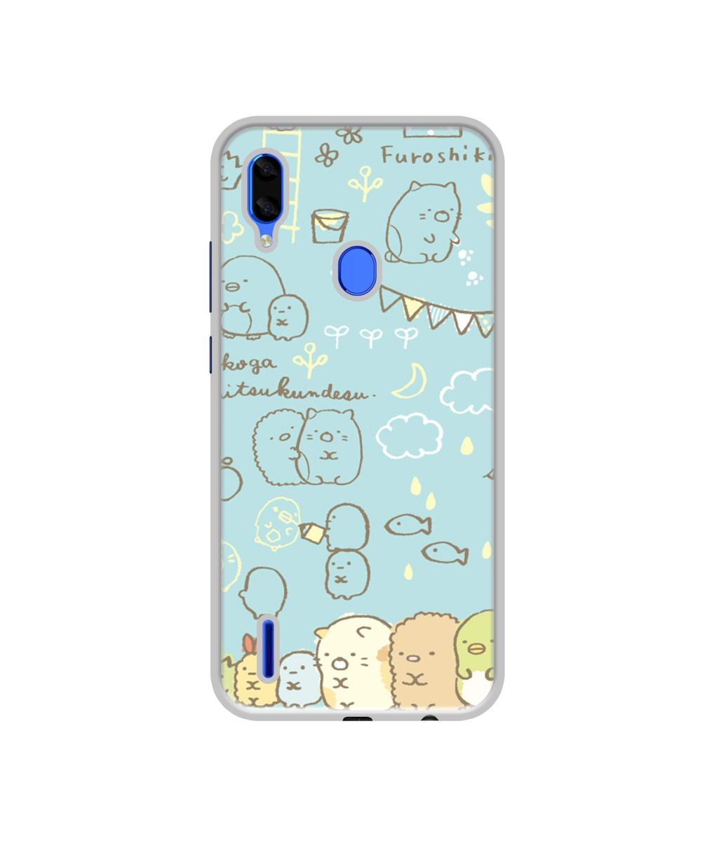 Amazon Brand - Solimo Designer Random UV Printed Soft Back Case Mobile Cover for Lava Z93