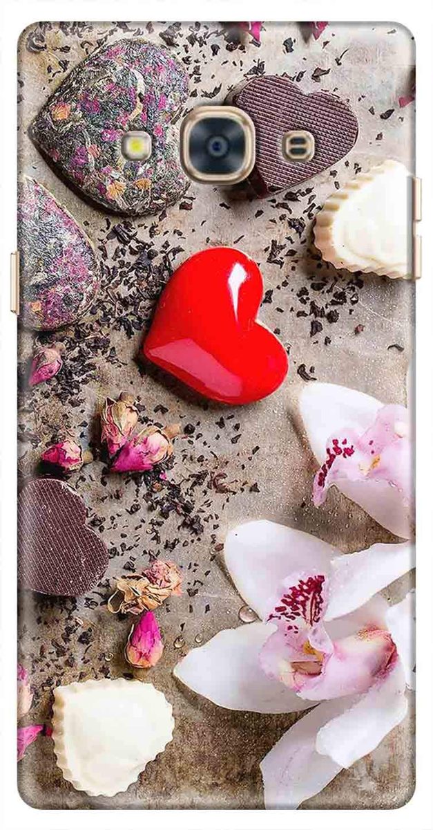 Amazon Brand - Solimo Designer Heart Shell Design 3D Printed Hard Back Case Mobile Cover for Samsung Galaxy J3 Pro