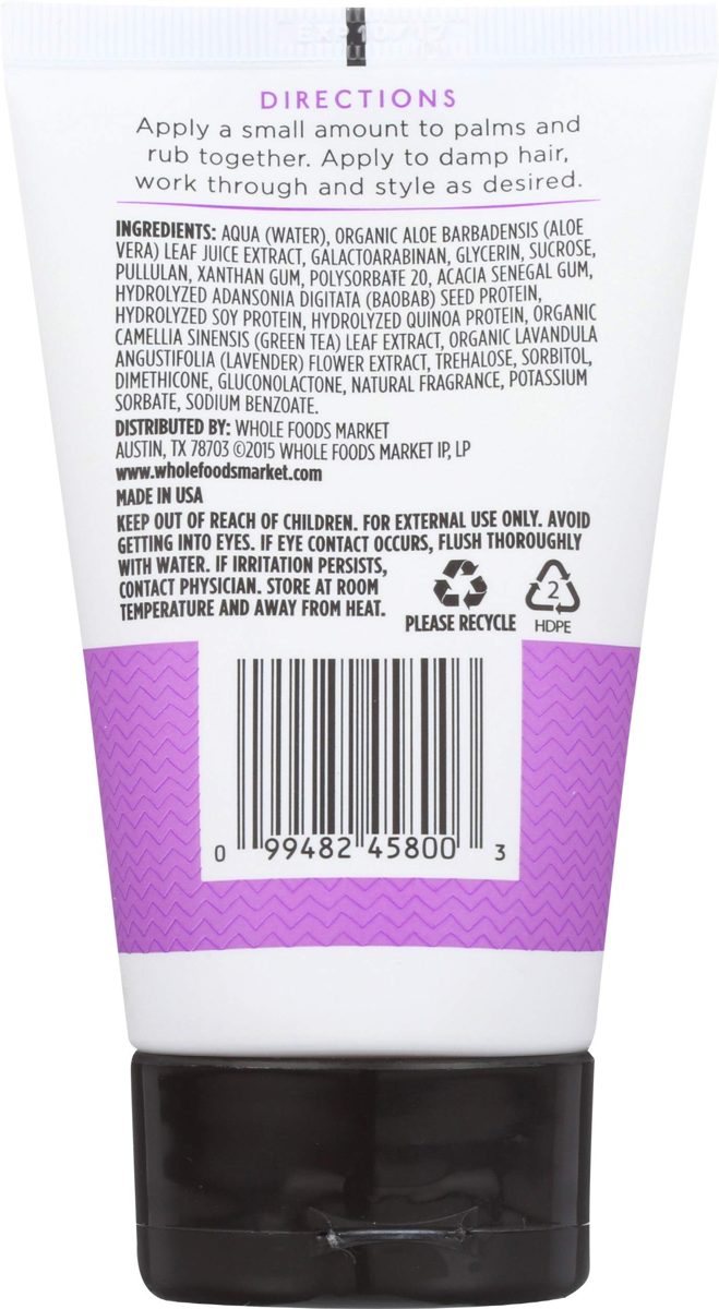 WHOLE FOODS MARKET Medium Hold Styling Gel, 4 FZ