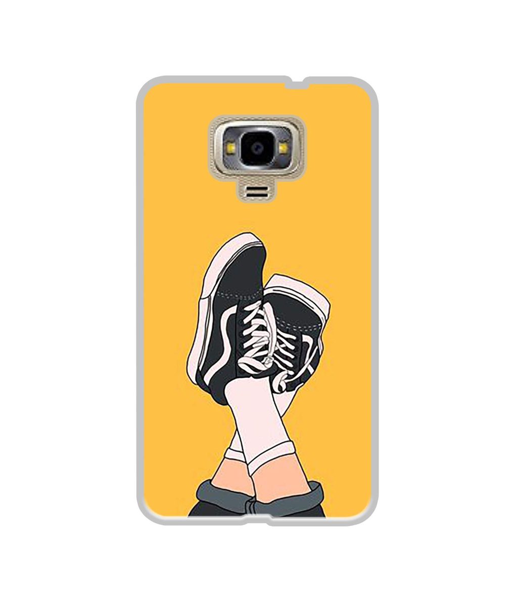 Amazon Brand - Solimo Designer Boy Shoes Pattern UV Printed Soft Back Case Mobile Cover for Samsung Z4