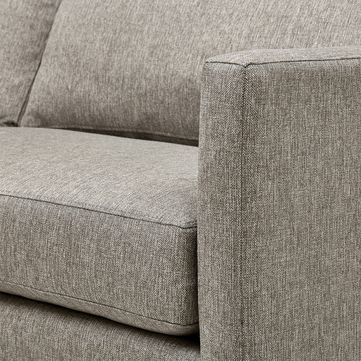 Amazon Brand – Stone & Beam Andover Modern Sofa Couch, 93"W, Grey