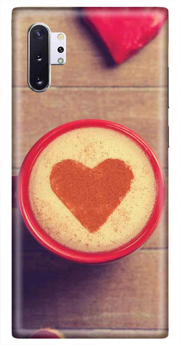 Amazon Brand - Solimo Designer Heart Design 3D Printed Hard Back Case Mobile Cover for Samsung Galaxy Note 10 Plus