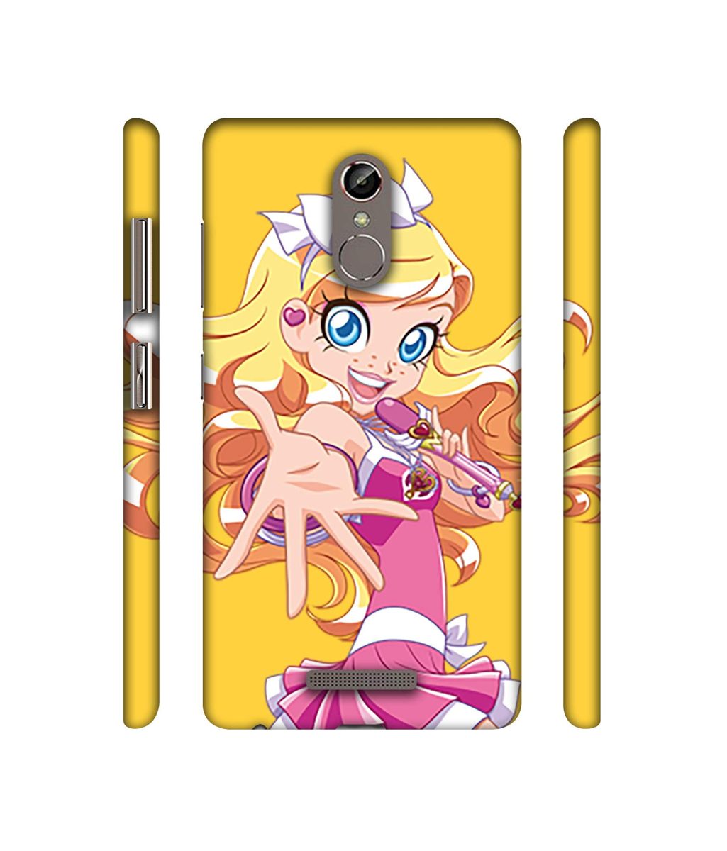 Amazon Brand - Solimo Designer Singing Girl Vector 3D Printed Hard Back Case Mobile Cover for Gionee S6s