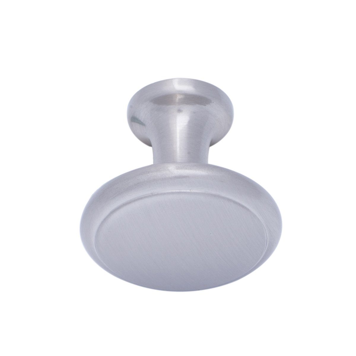 AmazonBasics Modern Top Ring Cabinet Knob, 1.16" Diameter, Satin Nickel, 25-Pack