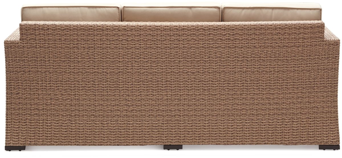 Strathwood Griffen All-Weather Wicker 3-Seater Sofa, Natural