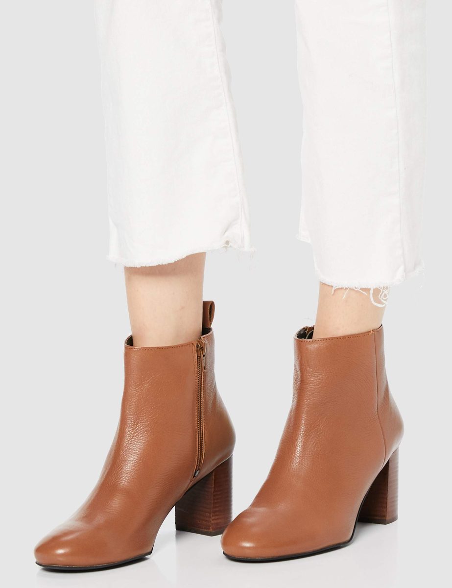 Amazon Brand - find. Women's ,Ankle Boots,Brown Brandy,US 7