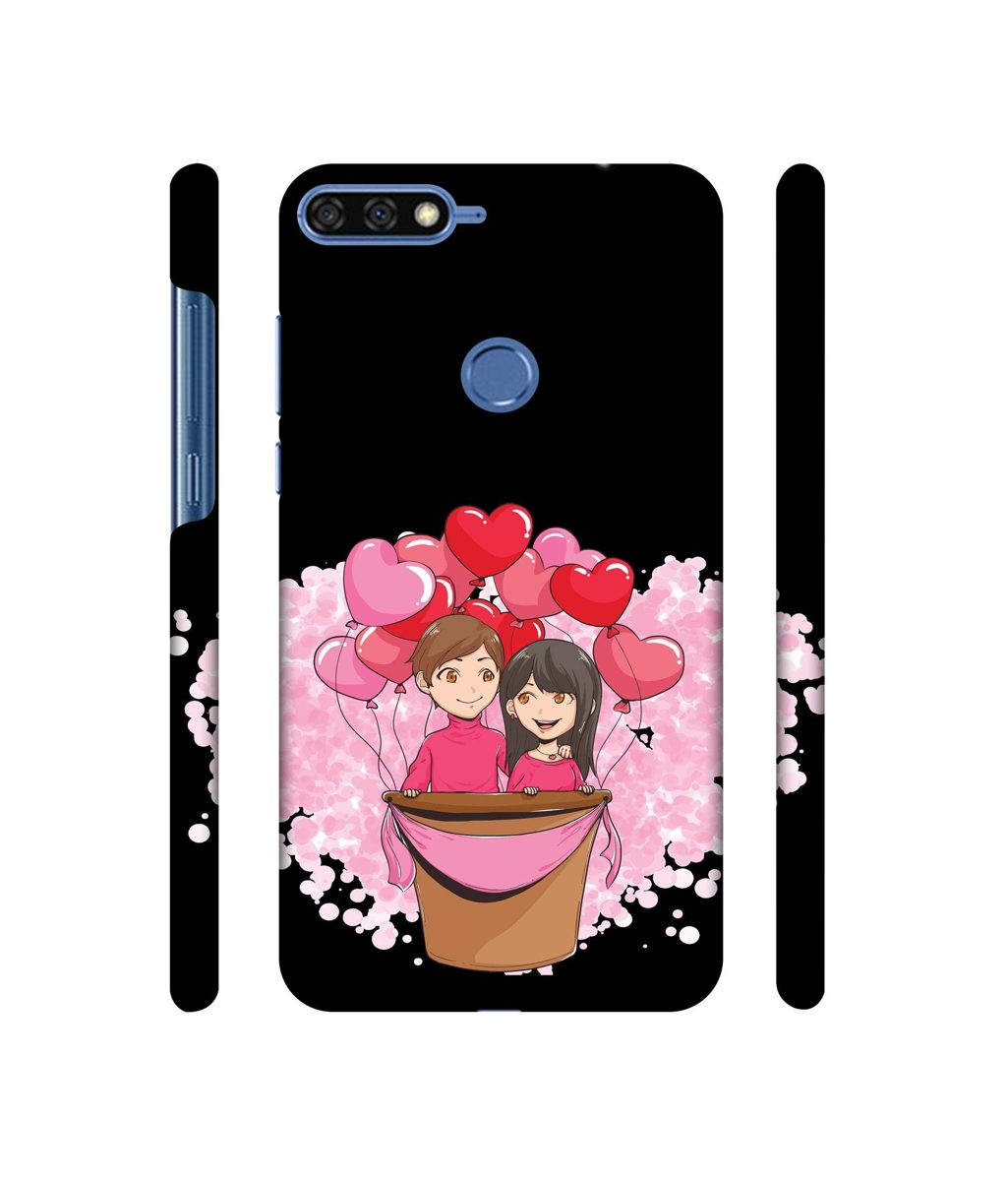 Amazon Brand - Solimo Designer Boy and Girl 3D Printed Hard Back Case Mobile Cover for Huawei Honor 7A