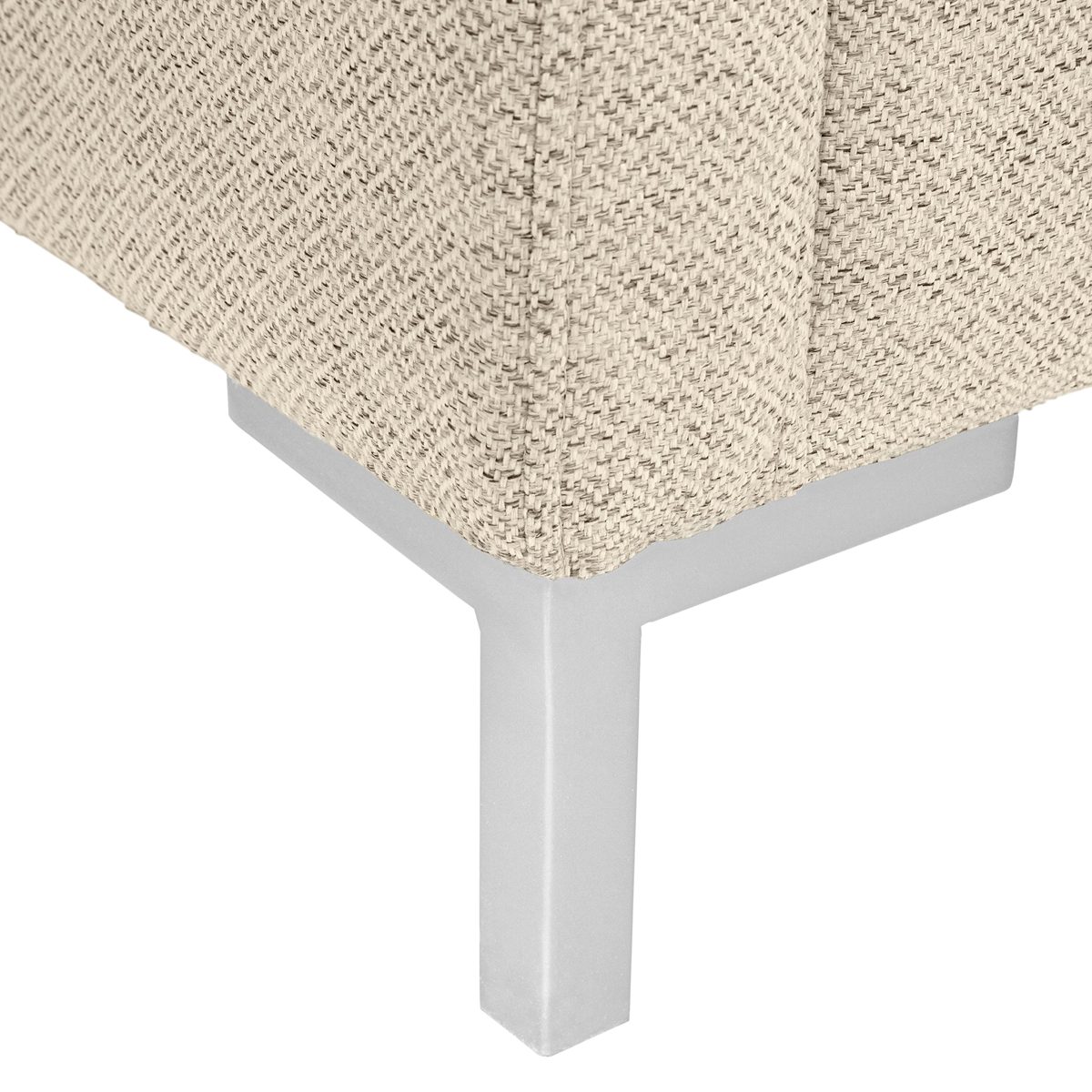 Amazon Brand – Rivet Uptown Mid-Century Tufted Customizable Daybed Sofa, 78"W, Platinum &amp; Silver