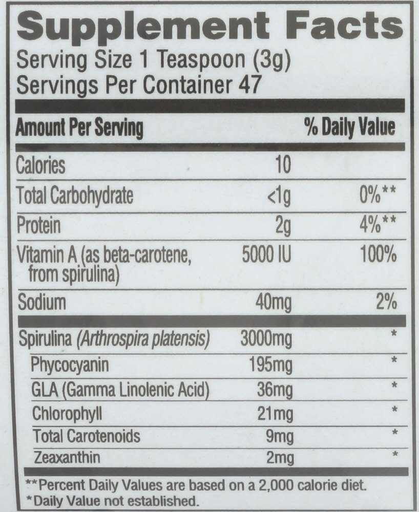 Whole Foods Market, Spirulina 3000mg, 5 oz