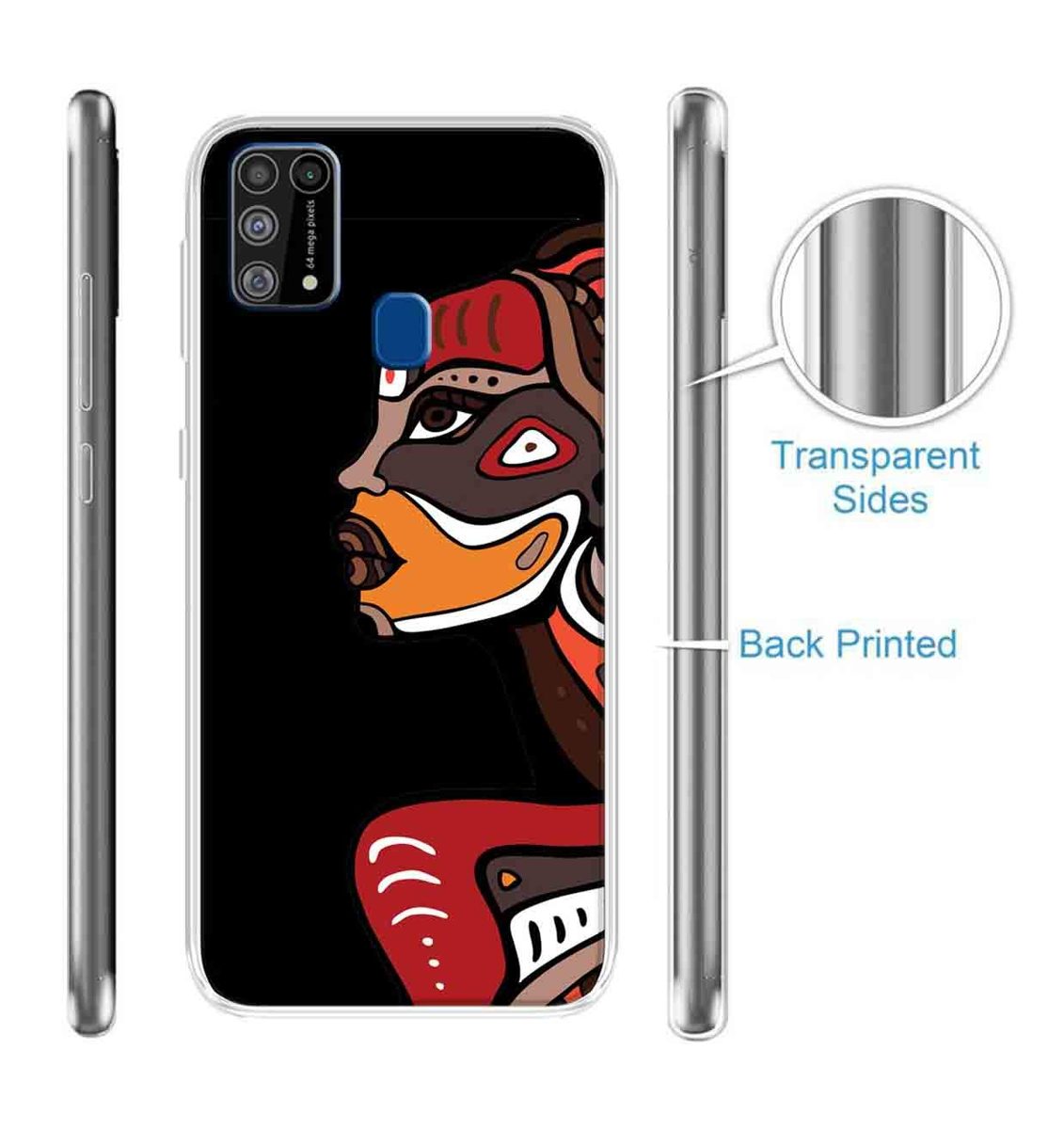 Amazon Brand - Solimo Designer Multicolor Cartoon Printed Soft Back Case Mobile Cover for Samsung Galaxy M31