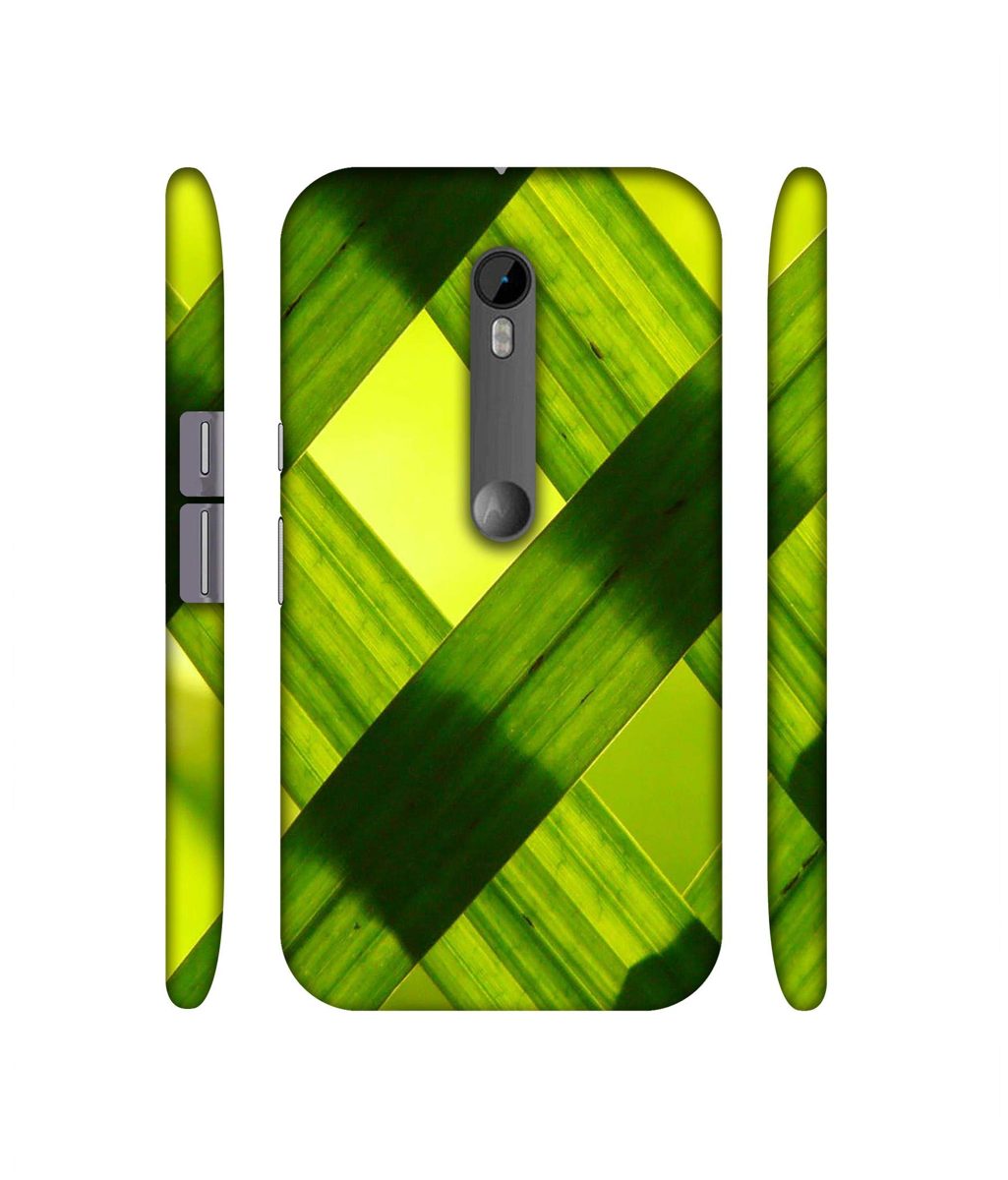 Amazon Brand - Solimo Designer Leafs Texture 3D Printed Hard Back Case Mobile Cover for Motorola Moto G 3rd Generation