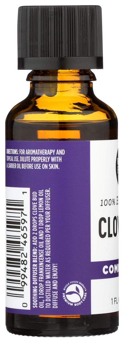 Whole Foods Market, Essential Oil, Clove Bud, 1 fl oz