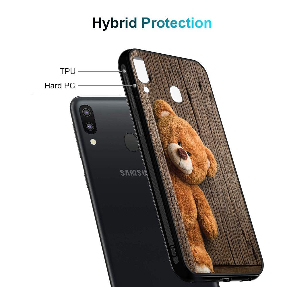 Amazon Brand - Solimo Designer Teddy Bear Printed Hard Back Case Mobile Cover for Samsung Galaxy M20