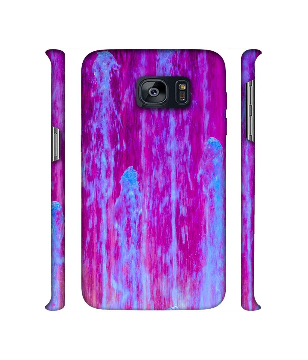Amazon Brand - Solimo Designer Pink Color Fall 3D Printed Hard Back Case Mobile Cover for Samsung Galaxy S7 Edge