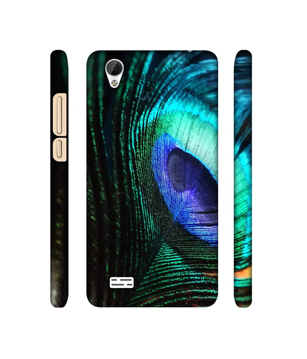 Amazon Brand - Solimo Designer Peacock Feather 3D Printed Hard Back Case Mobile Cover for Vivo Y31