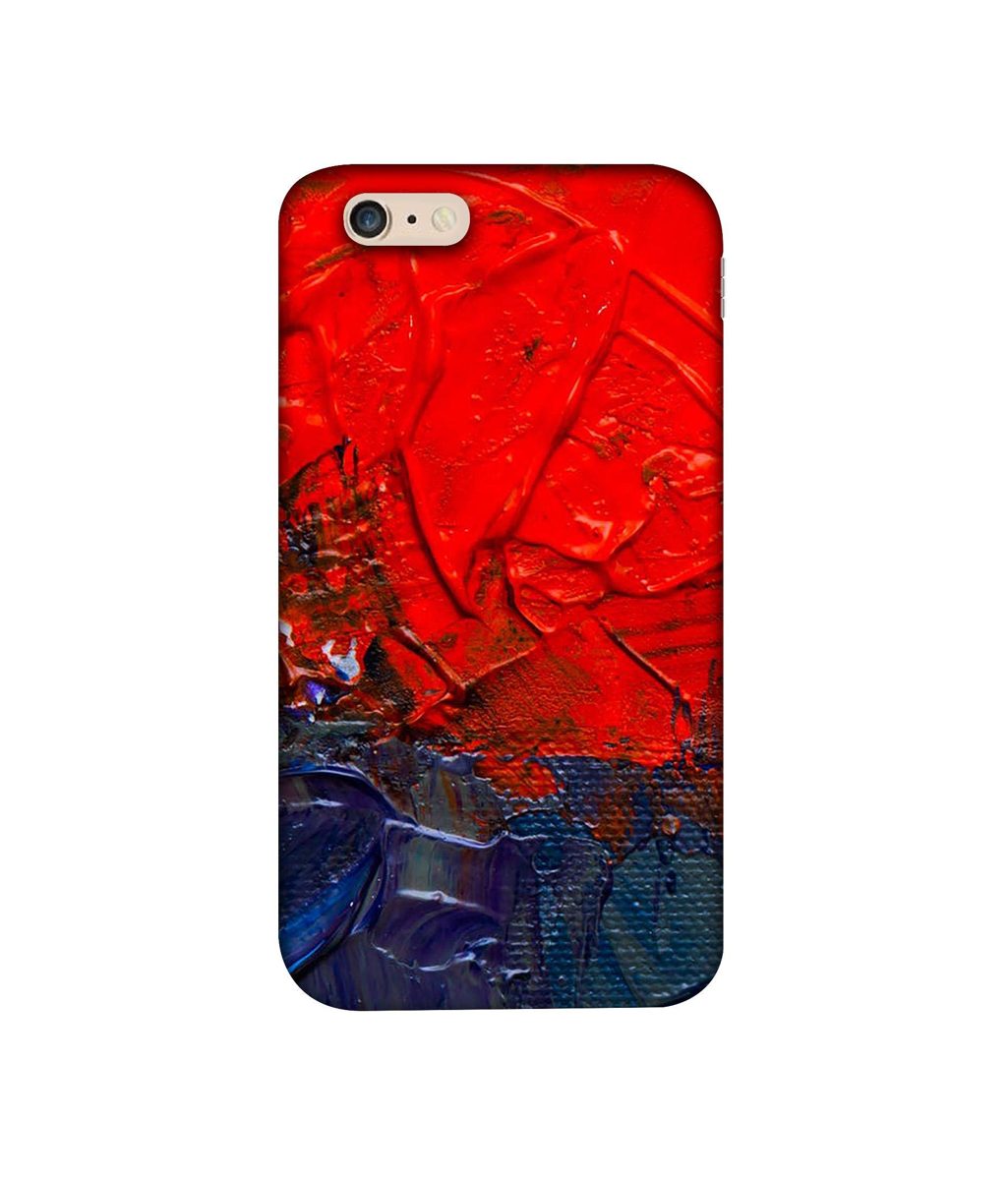 Amazon Brand - Solimo Designer Red Wax Color 3D Printed Hard Back Case Mobile Cover for Apple iPhone 6 Plus / 6S Plus