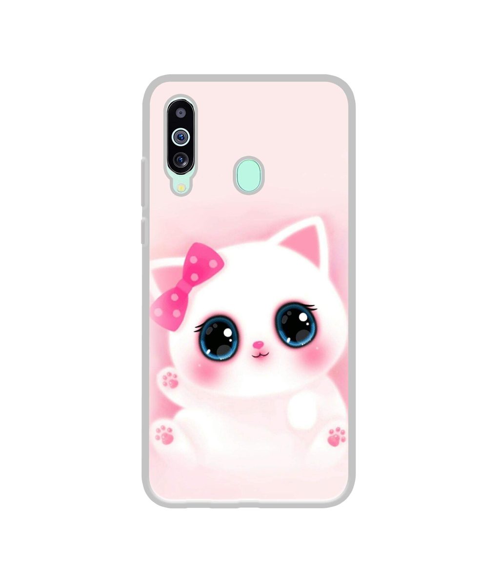 Amazon Brand - Solimo Designer Babby Kitty UV Printed Soft Back Case Mobile Cover for Samsung Galaxy M40